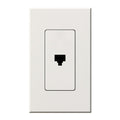 Lutron Nova T Architectural Telephone Jack - 6-Conductor RJ11 | NT-PJ