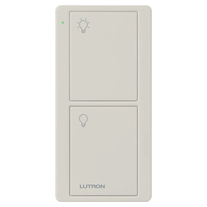 Lutron Pico 2 Button Remote Control (Light Icon) | PJ2-2B-GXX-L01