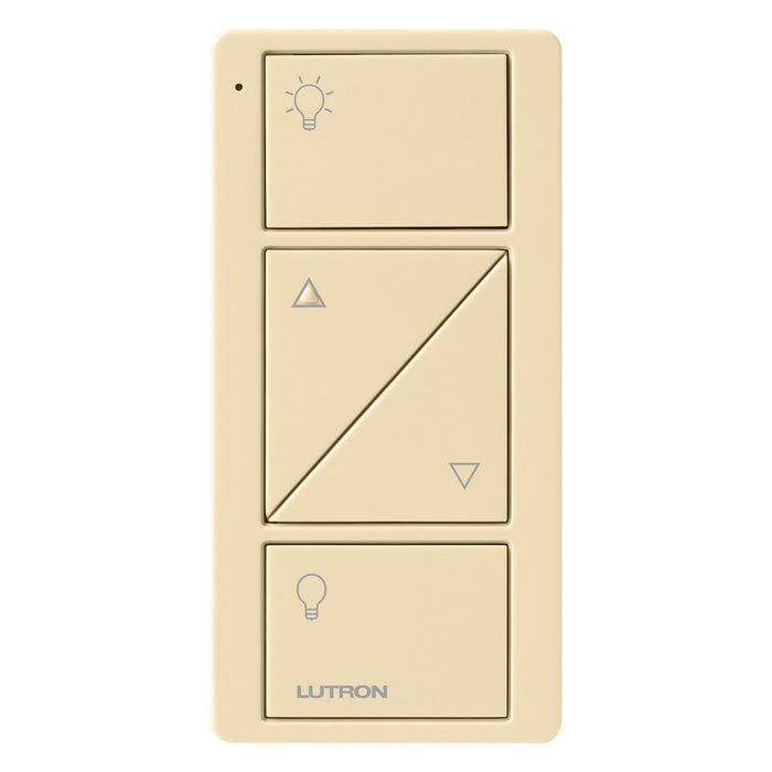 Lutron 2-Button with Raise/Lower, Pico Smart Remote, with Light Icons - Ivory