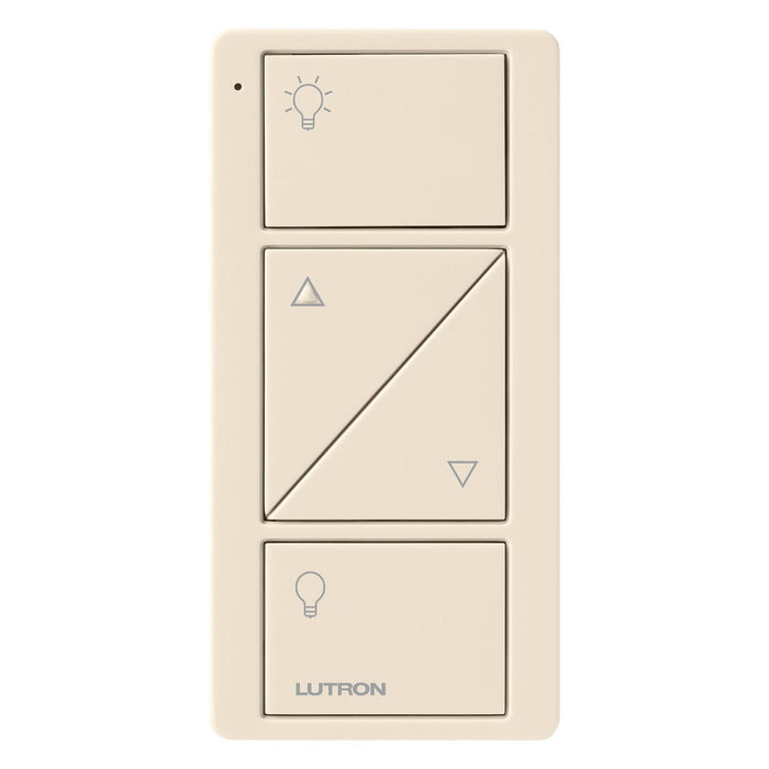 Lutron 2-Button with Raise/Lower, Pico Smart Remote, with Light Icons - Light Almond