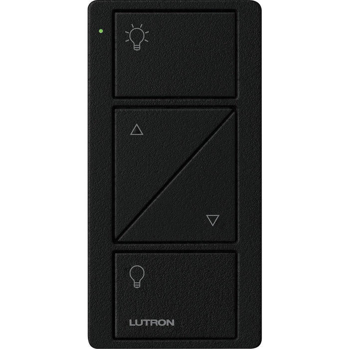 Lutron 2-Button with Raise/Lower, Pico Smart Remote, with Light Icons - Midnight