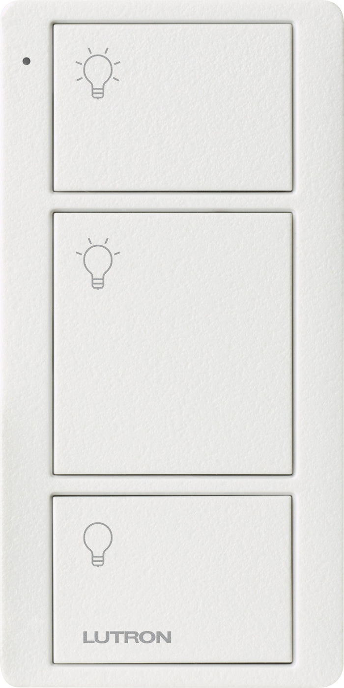Lutron Pico 3 Button Remote Control (Light Icon) | PJ2-3B-GXX-L01