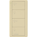 Pico Wireless Control, 4-button, 434 MHz, 2 group control of lights, in ivory