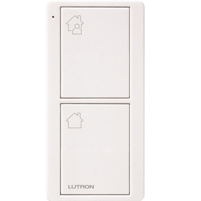 Lutron Pico Smart Remote, 2-Button Entry Scene (Home/Away Icons) | PJ2-2B-XX-P11