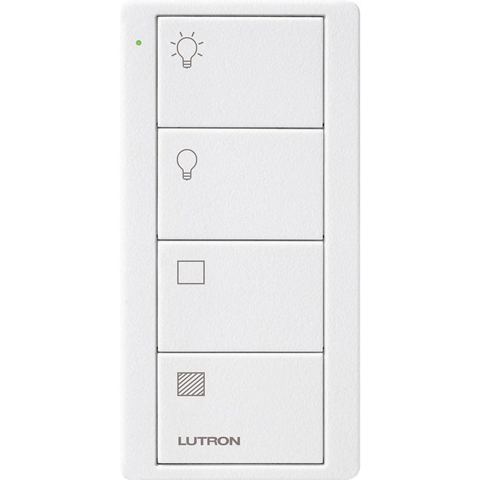 Lutron Pico Smart Remote, 4-Button 2-Group Control (Light & Shade Icons) | PJ2-4B-XX-LS21