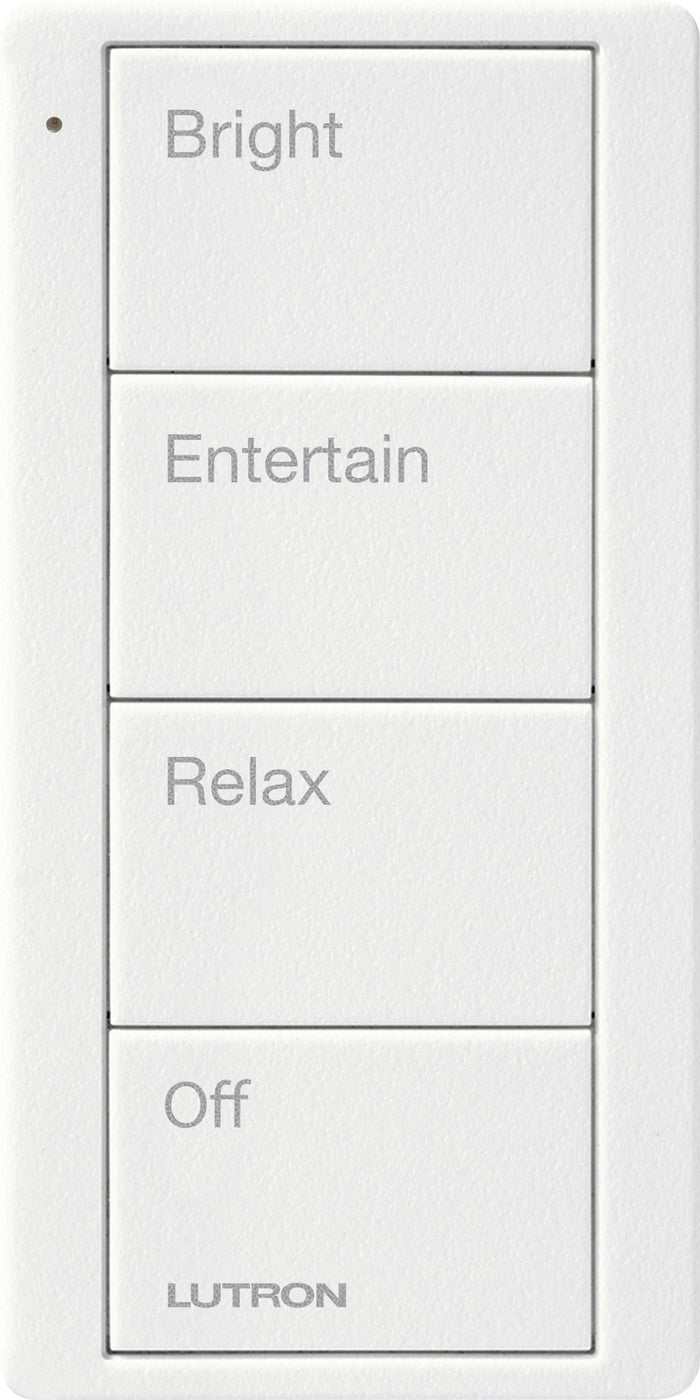 Lutron Pico Smart Remote, 4-Button 4-Group Toggle (Light Icons) | PJ2-4B-XX-L41