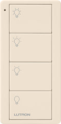 Lutron Pico Smart Remote, 4-Button Scene Control (Light Icons) | PJ2-4B-XX-L31P