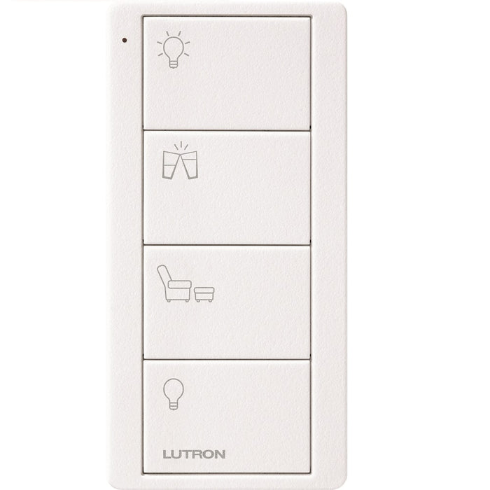 Lutron Pico Smart Remote, 4-Button Scene Keypad (Any Room Icons) | PJ2-4B-XX-P13