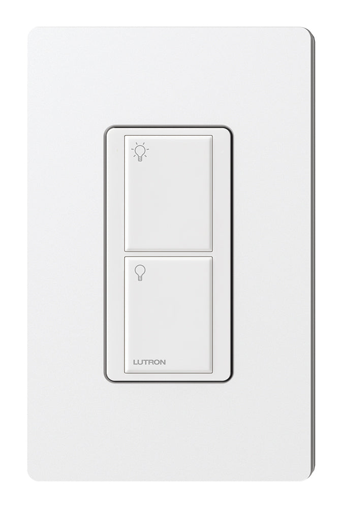 Lutron Pico Wired Control, 2-Button, 20V (Light Icons) | PX-2B-XX-I01