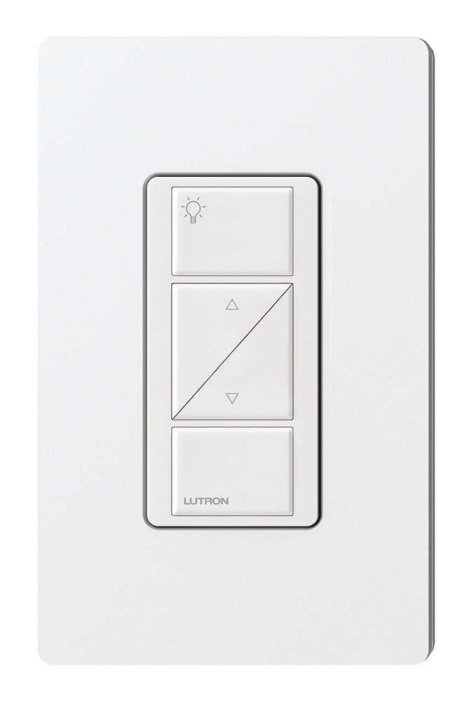 Lutron Pico Wired Control, 2-Button with Raise/Lower, 20V (Light Icons) | PX-2BRL-XX-I01