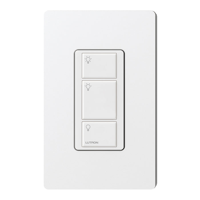 Lutron Pico Wired Control, 3-Button, 20V (Light Icons) | PX-3B-XX-I01