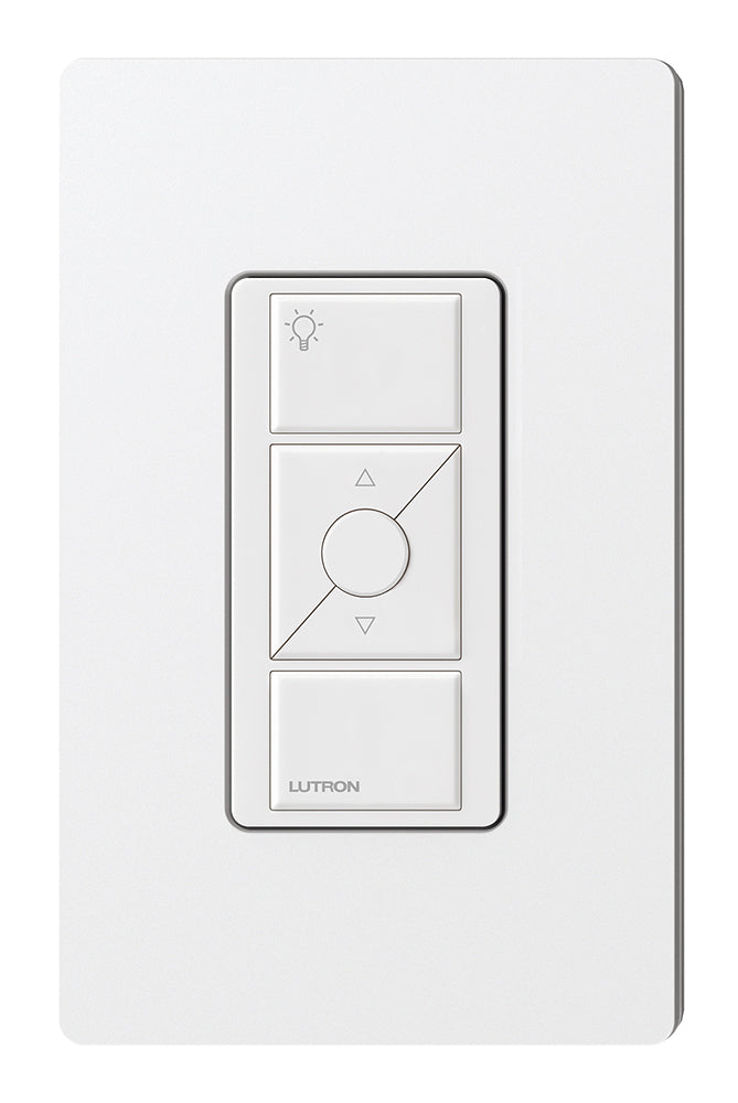 Lutron Pico Wired Control, 3-Button with Raise/Lower, 20V (Light Icons) | PX-3BRL-XX-I01