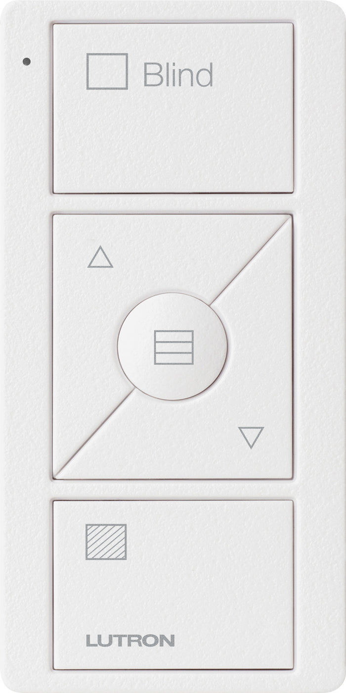 Lutron Pico Wireless Control 3-button with Raise/Lower, for Shades (Horizontal Sheer Icon + Blind Text) | PJ2-3BRL-GXX-S09