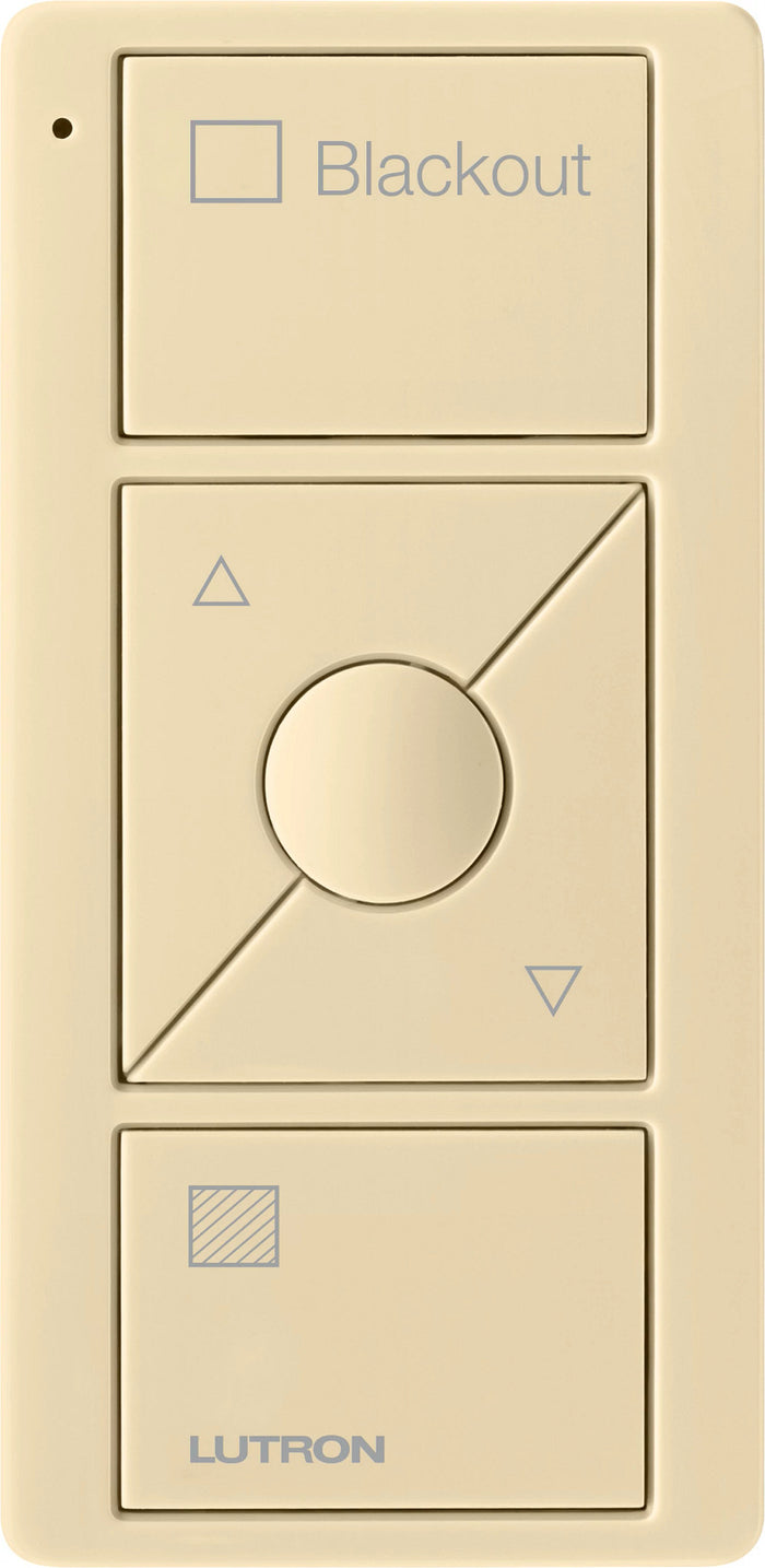 Lutron Pico Wireless Control 3-button with Raise/Lower, for Shades (Icon + Blackout Text) | PJ2-3BRL-GXX-S03
