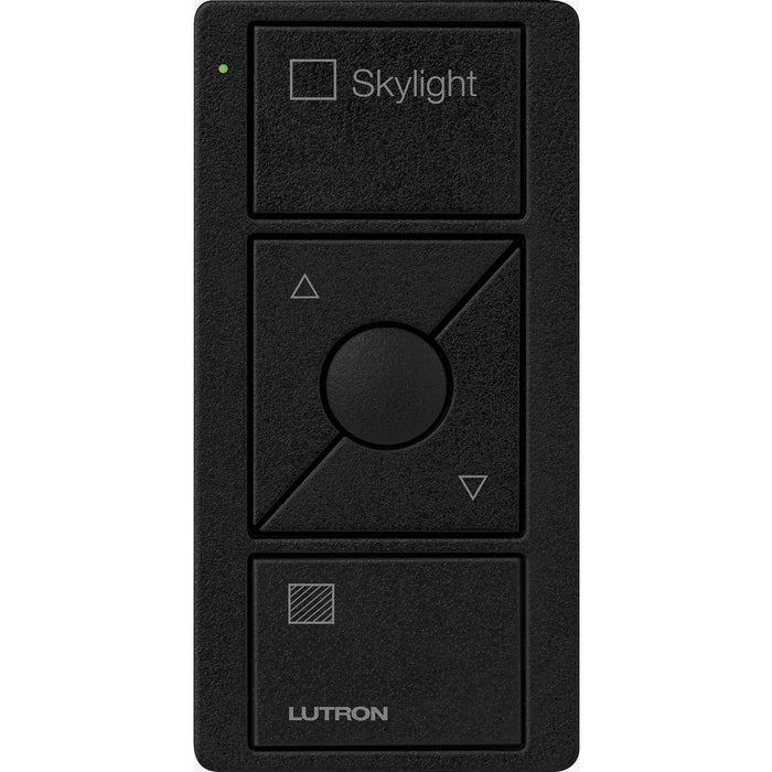 Lutron 3-Button with Raise/Lower and Preset, Pico Smart Remote, with Shade Icons and Text ("Skylight") - Light Almond