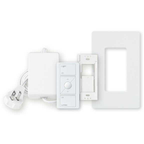 Lutron RadioRA 2 Starter Kit: (1) Plug-In Lamp Dimmer, Pico Remote, and Wall Plate | RR-1ZONE-L