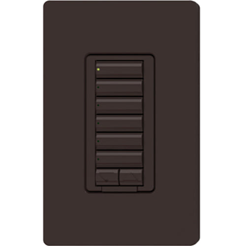 Lutron RadioRA 2 Wall-mount Designer Keypads (6 Button with Raise/Lower) | RRD-W6BRL-XX