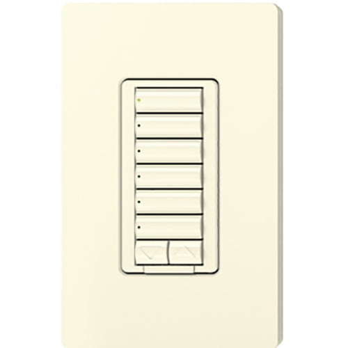 Lutron RadioRA 2 Wall-mount Designer Keypads (6 Button with Raise/Lower) | RRD-W6BRL-XX