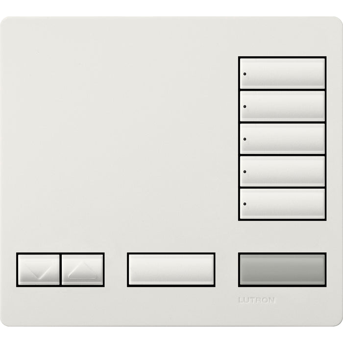 Lutron Replacement Faceplate for HomeWorks 5-Button Tabletop Keypad | LFK-T5RL