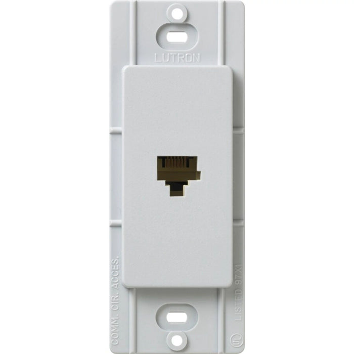 Claro, Satin, Single Telephone Jack in palladium