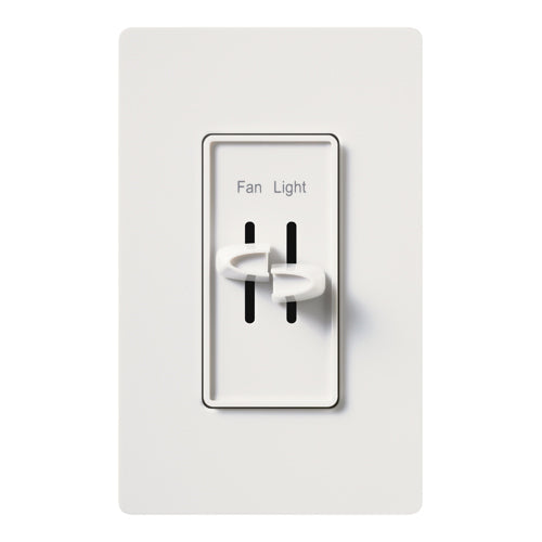Lutron Skylark Dual Variable Fan/Light Control - 2.5A Fan & 300W Inc/Hal | S2-LFSQ