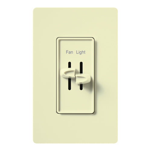 Lutron Skylark Dual Variable Fan/Light Control - 2.5A Fan & 300W Inc/Hal | S2-LFSQ