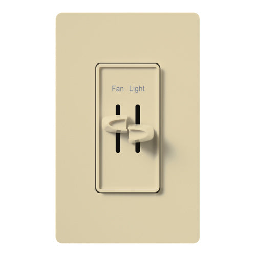 Lutron Skylark Dual Variable Fan/Light Control - 2.5A Fan & 300W Inc/Hal | S2-LFSQ