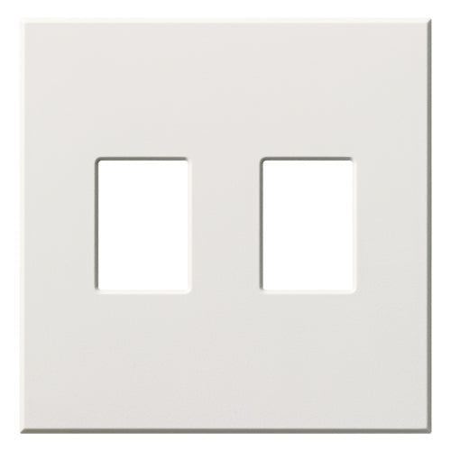 Lutron Vareo 2-Gang Architectural Wall Plate For Nova T Dimmers and Switches | VWP-2