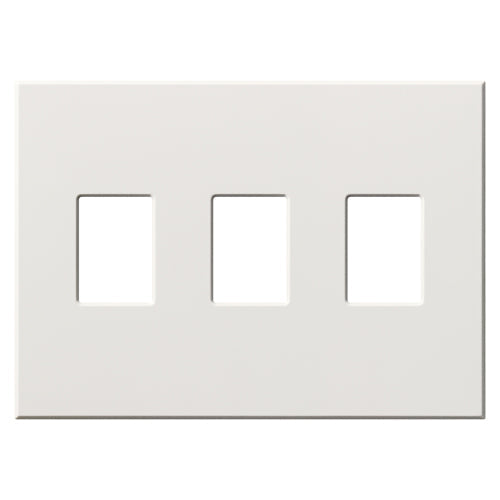 Lutron Vareo 3-Gang Architectural Wall Plate | For 3 Dimmers or Switches | VWP-3