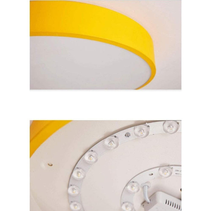 Macaron Tri-Color LED Ceiling Light