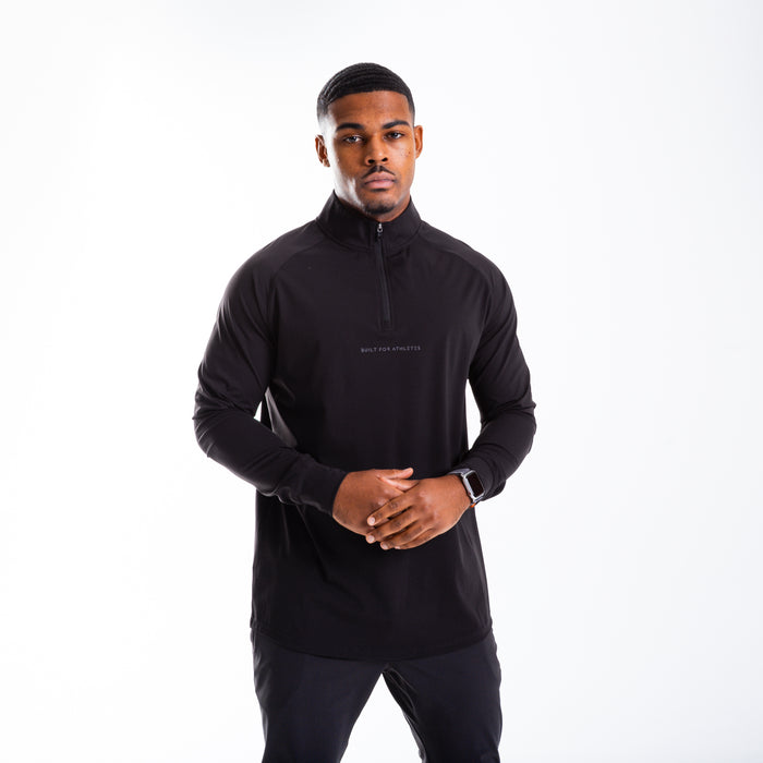 Men's Black 1/4 Zip Pullover