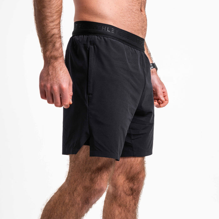 Men's Black 2-in-1 Training Shorts