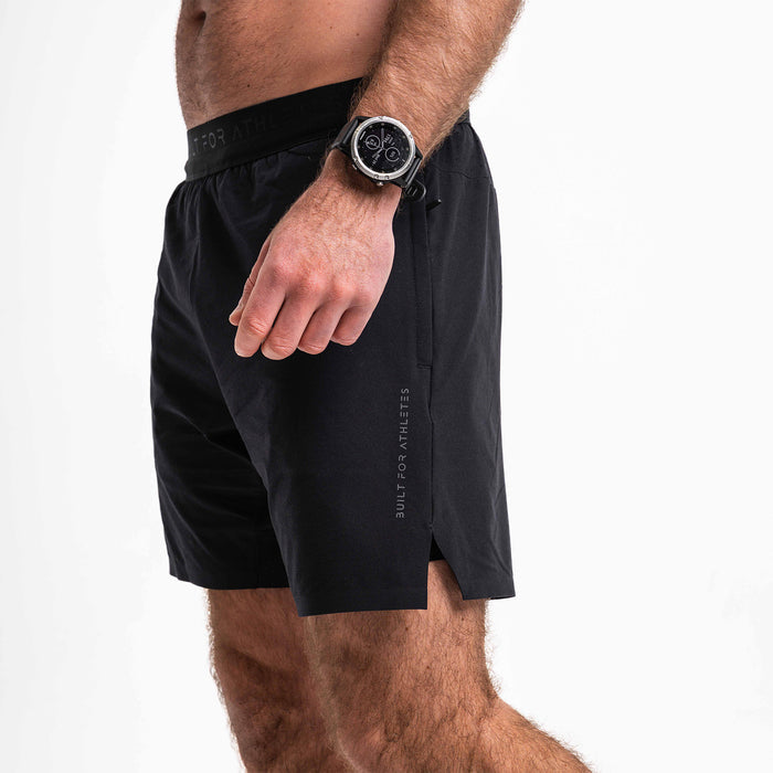 Men's Black 2-in-1 Training Shorts