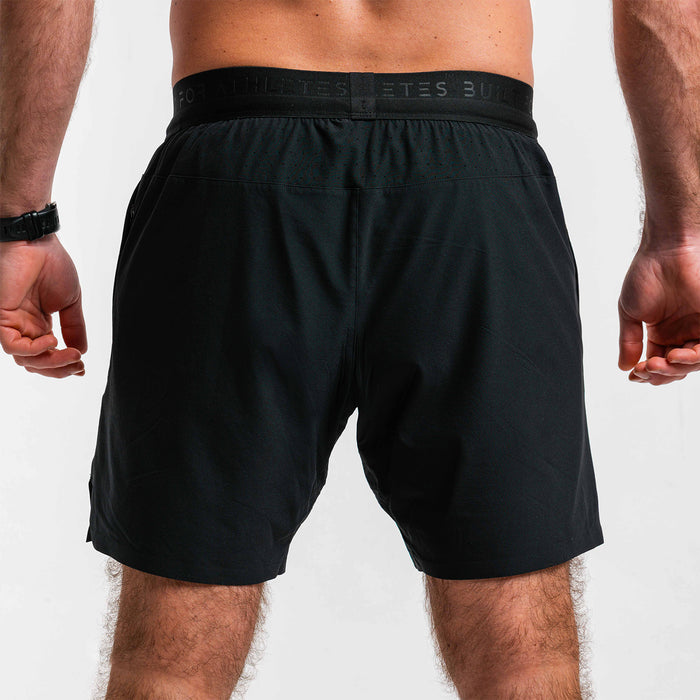 Men's Black 2-in-1 Training Shorts