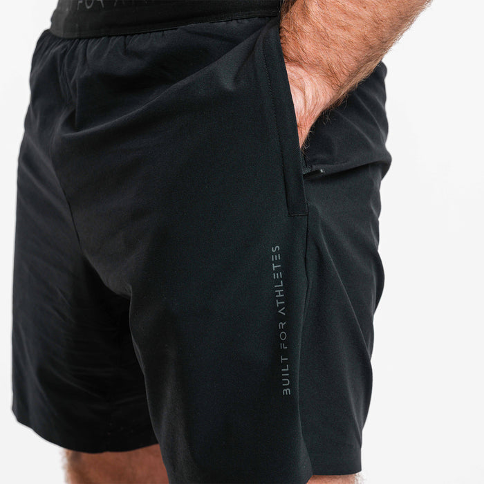 Men's Black 2-in-1 Training Shorts
