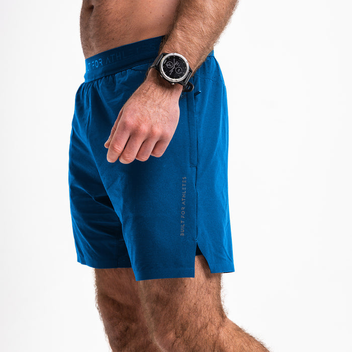 Men's Cobalt Blue 2-in-1 Training Shorts