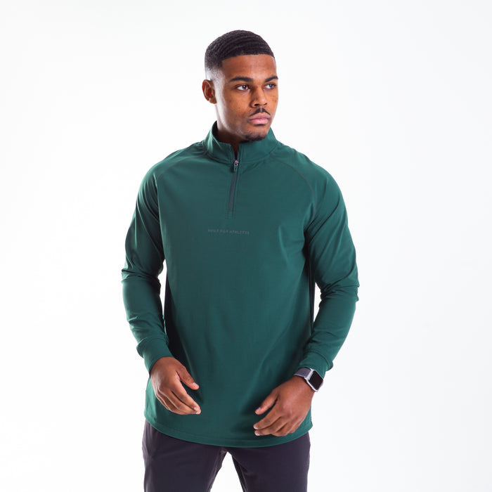 Men's Forest Green 1/4 Zip Pullover