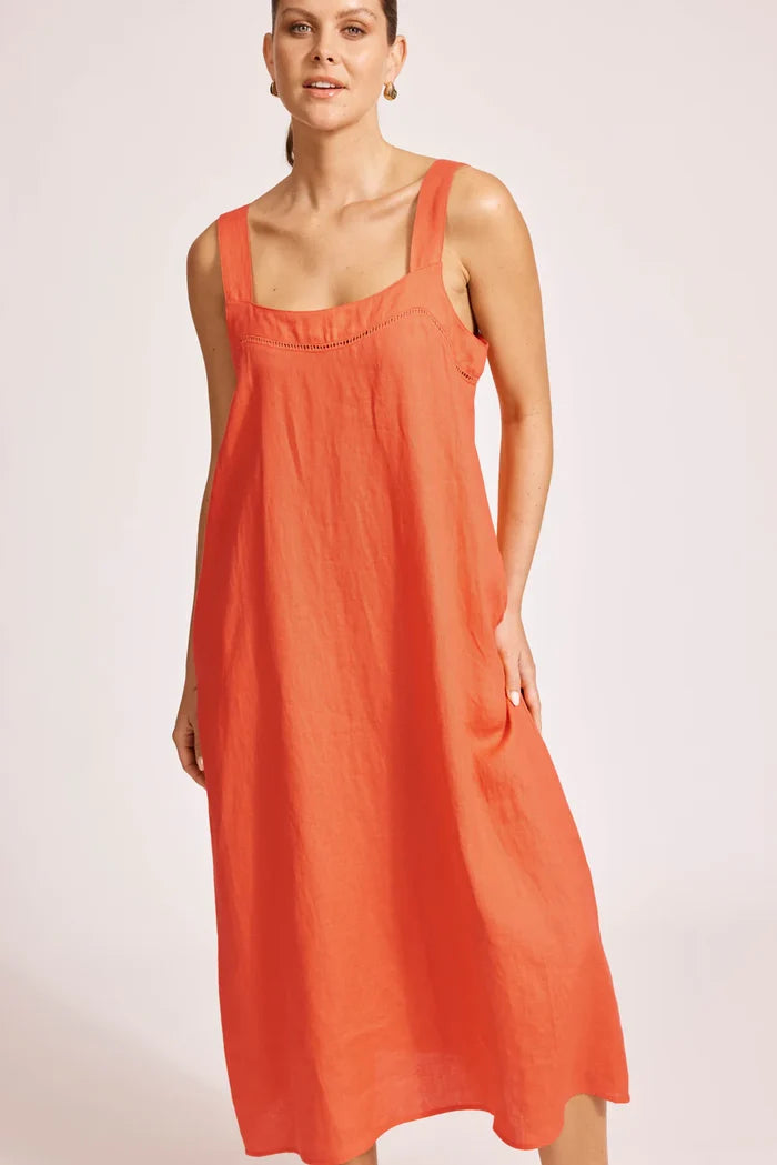 Miramar Tank Maxi Dress / Coral