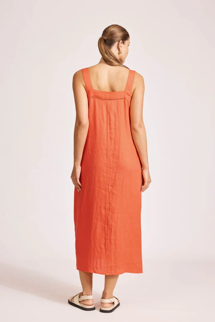 Miramar Tank Maxi Dress / Coral