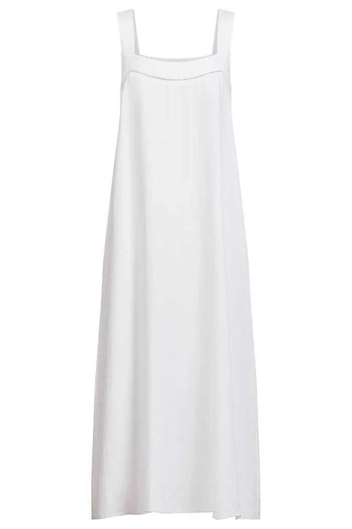 Miramar Tank Maxi Dress / White