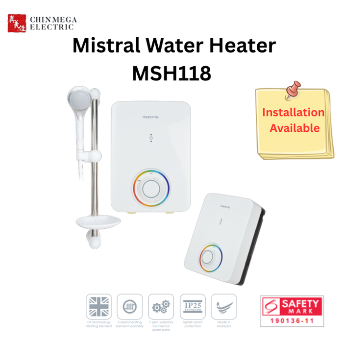 Mistral Instant Water Heater [MSH118]