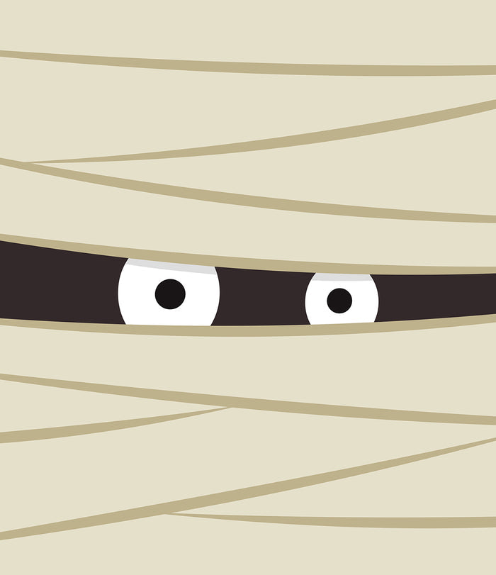 Mummy Eyes | 1-Car Garage Door Cover