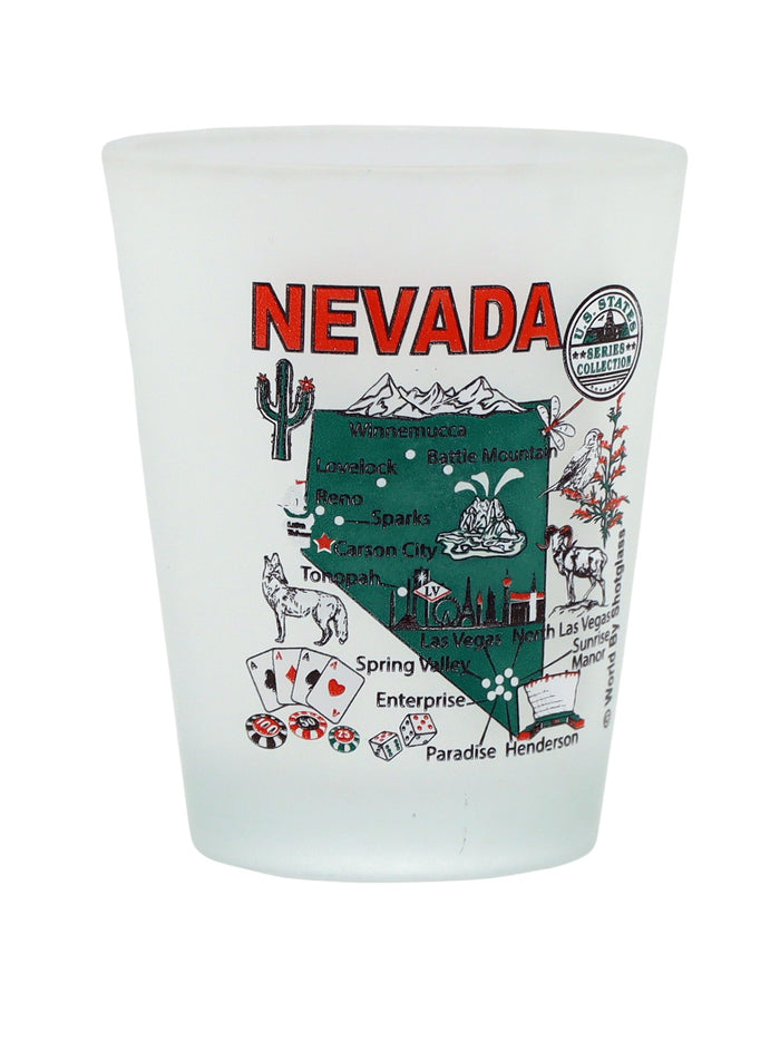Nevada United States USA Souvenir Boxed Shot Glass Set (Set of 6)
