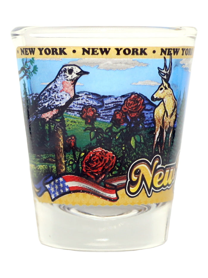 New York State Wraparound Shot Glass