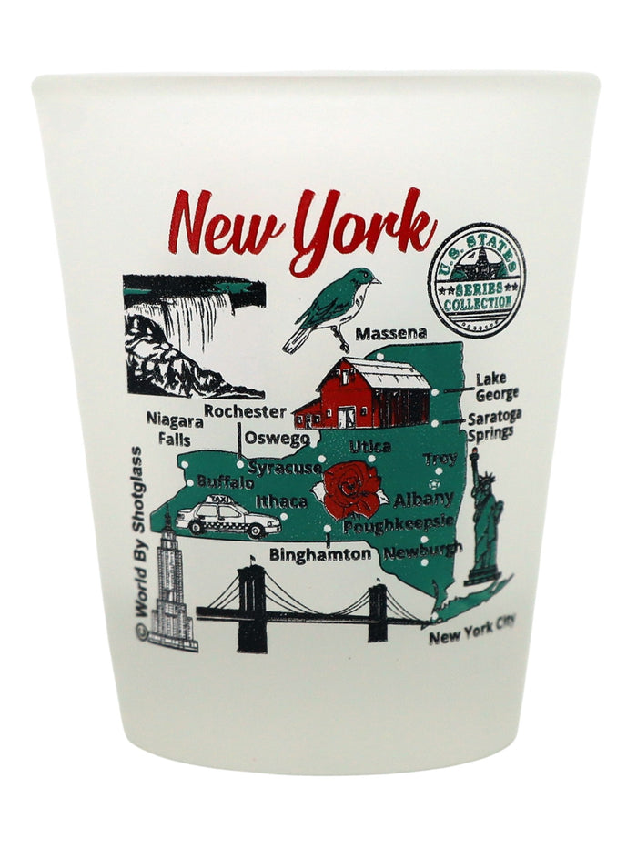 New York United States USA Souvenir Boxed Shot Glass Set (Set of 6)