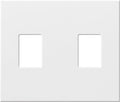 Nova T Wall Plate Kit, 5-Gang, Fits 5 Small NovaT/Nova Control, Fins Broken, Matte Finish, NT-SSSSS-FB-WH, White