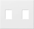 Nova T Wall Plate Kit, Single-Gang, Fits 1 Large Nova T Control, No Fins Broken, NT-TF-NFB-IV, Ivory