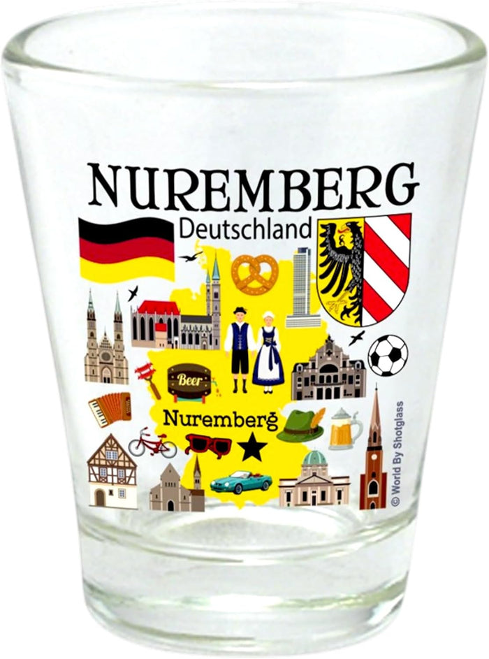 Nuremberg Germany Great German Cities Collection Shot Glass