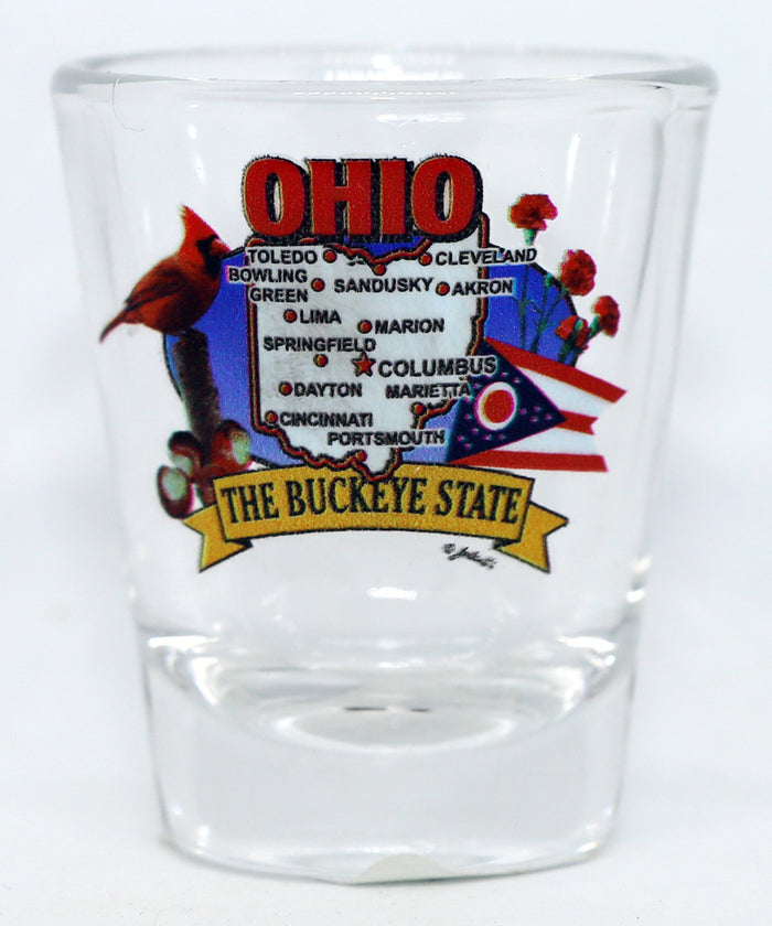 Ohio United States USA Souvenir Boxed Shot Glass Set (Set of 6)