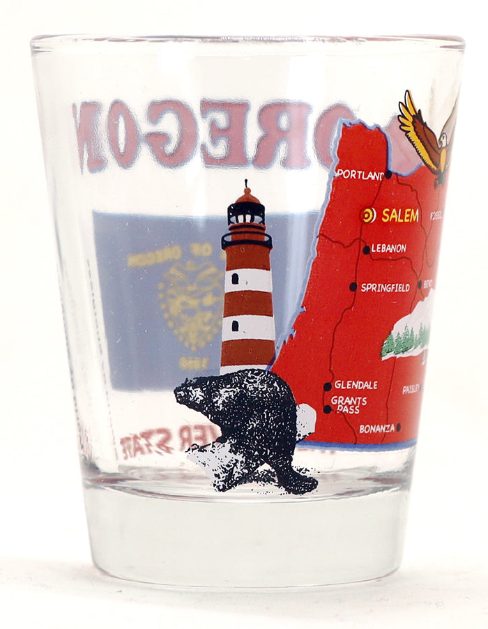 Oregon The Beaver State All-American Collection Shot Glass
